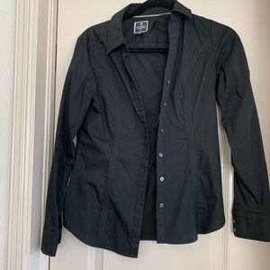 Express long sleeve essentials shirt - [s] black